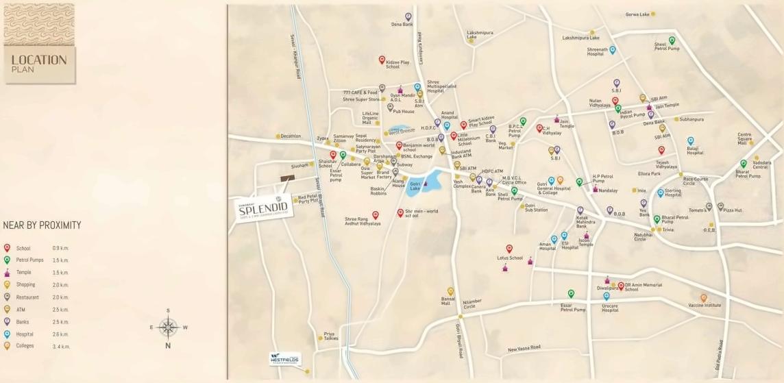  of real estate project Samanvay Splendid located at Sevasi, Vadodara, Gujarat