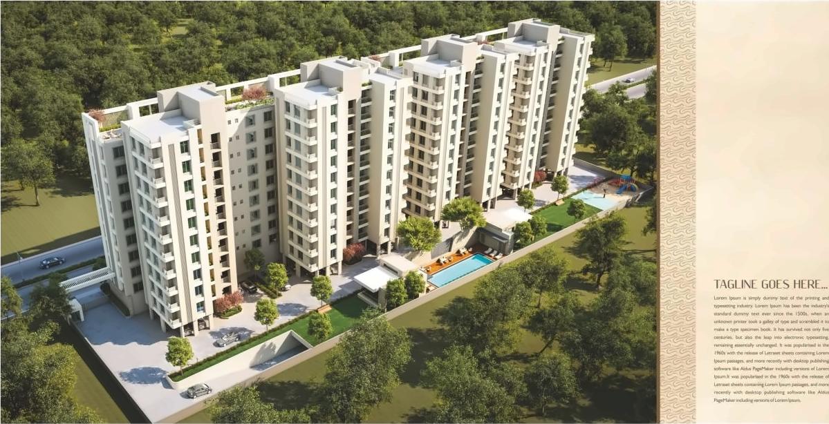 3D Elevation of real estate project Samanvay Splendid located at Sevasi, Vadodara, Gujarat