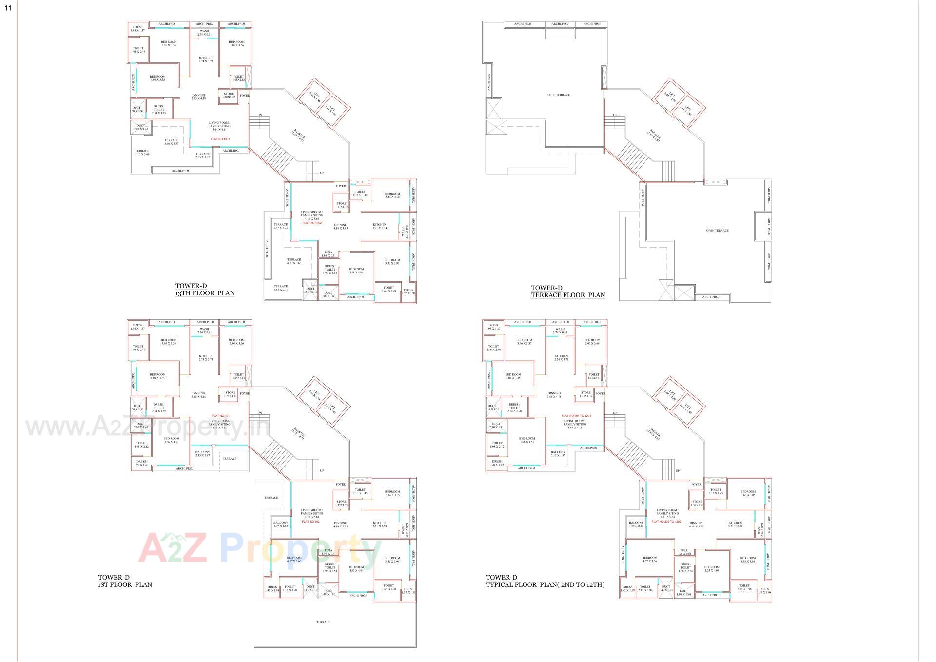 Layout of real estate project Samanvay Westbank located at Sevasi, Vadodara, Gujarat