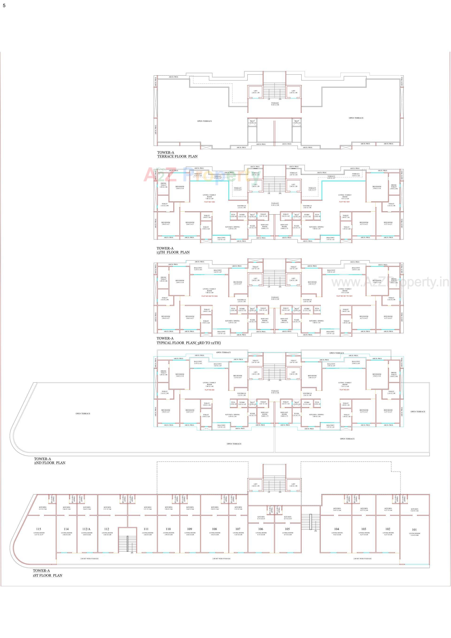 Layout of real estate project Samanvay Westbank located at Sevasi, Vadodara, Gujarat