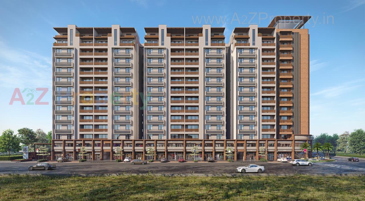 3D Elevation of real estate project Samanvay Westfields located at Bhayli, Vadodara, Gujarat