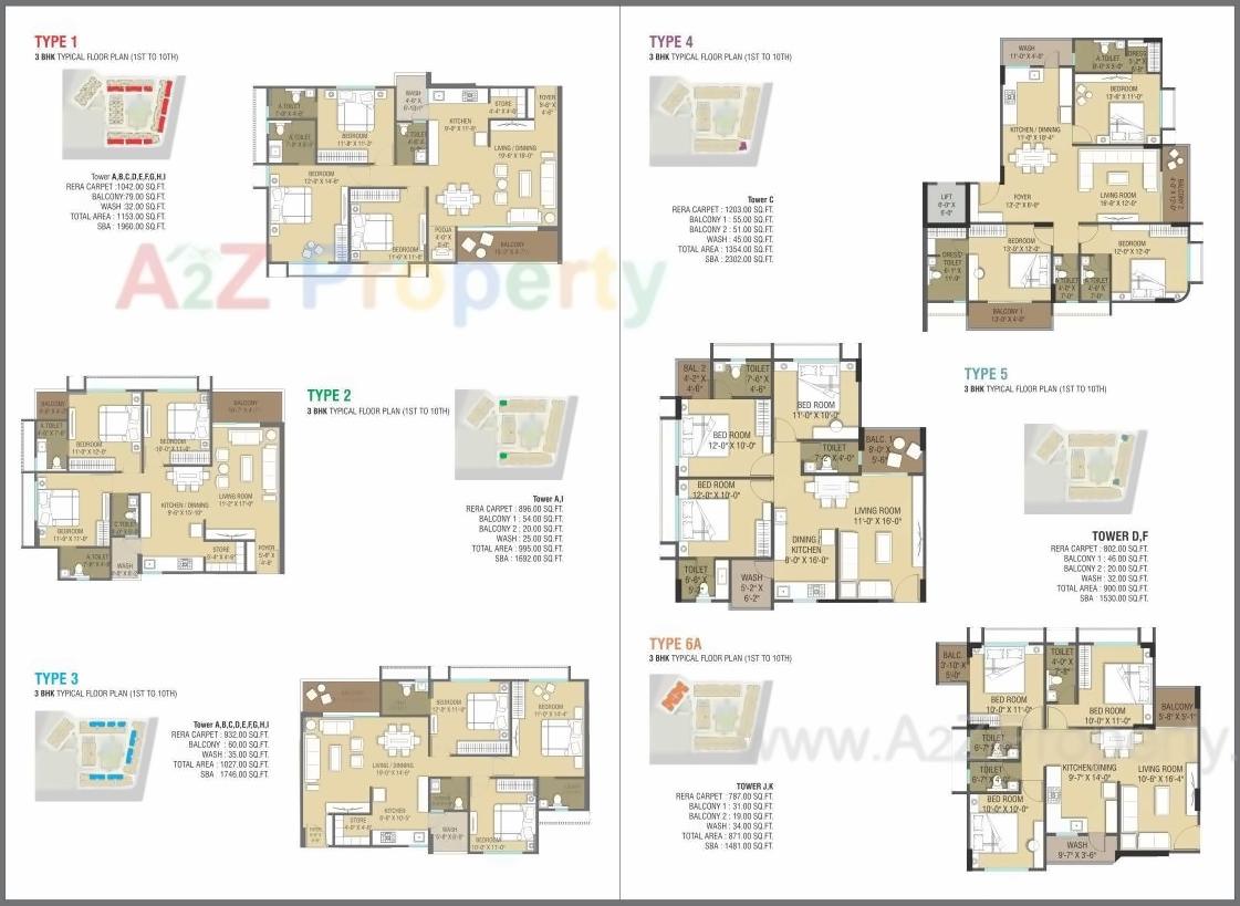 Layout of real estate project Samanvay Westfields located at Bhayli, Vadodara, Gujarat