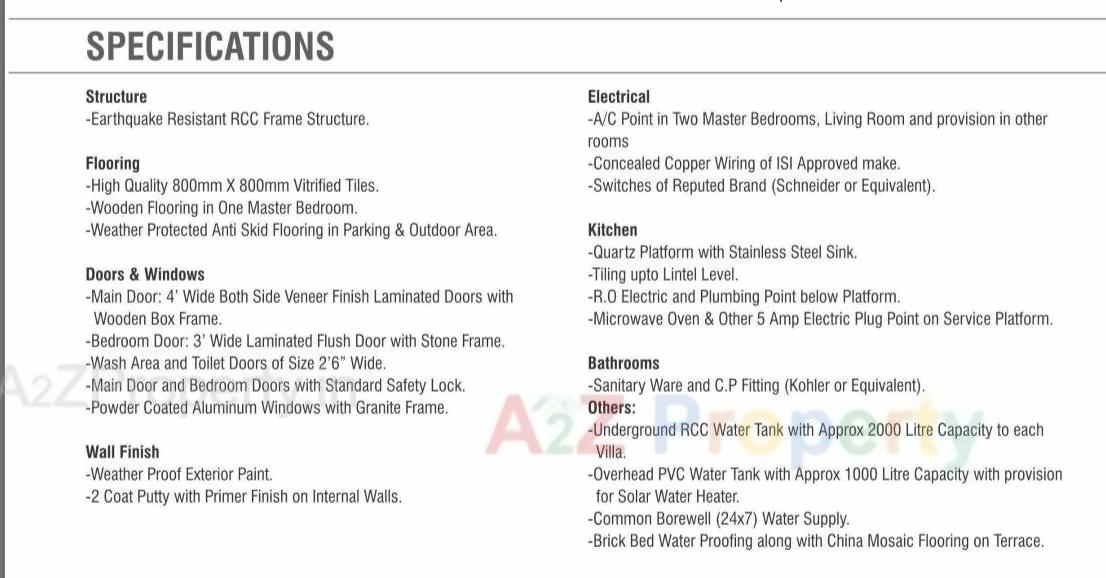 Project Specifications