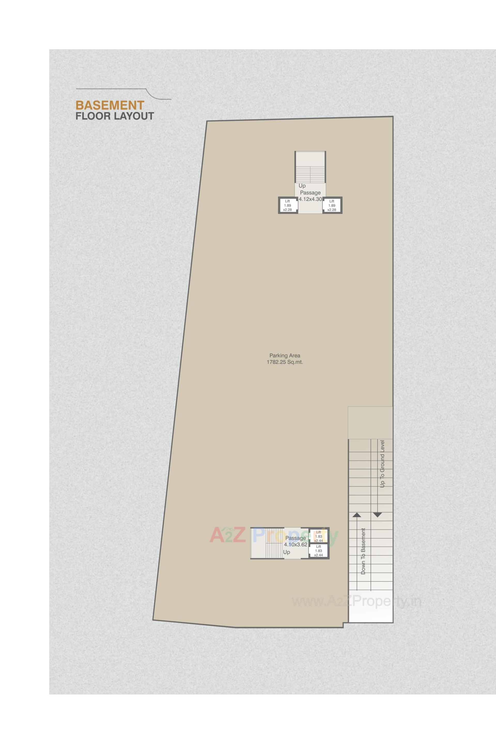 Layout of real estate project Samruddhi 60 Onyx located at Gotri, Vadodara, Gujarat