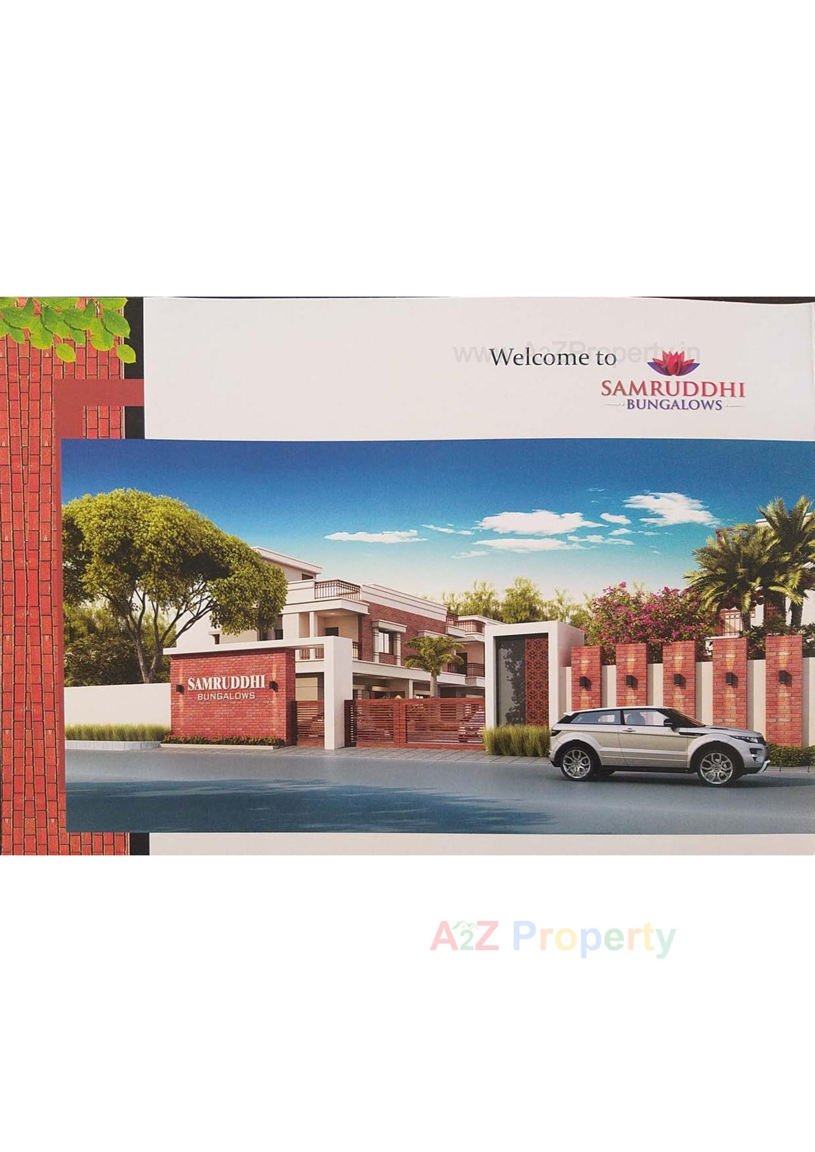 3D Elevation of real estate project Samruddhi Bungalows located at Vadodara, Vadodara, Gujarat