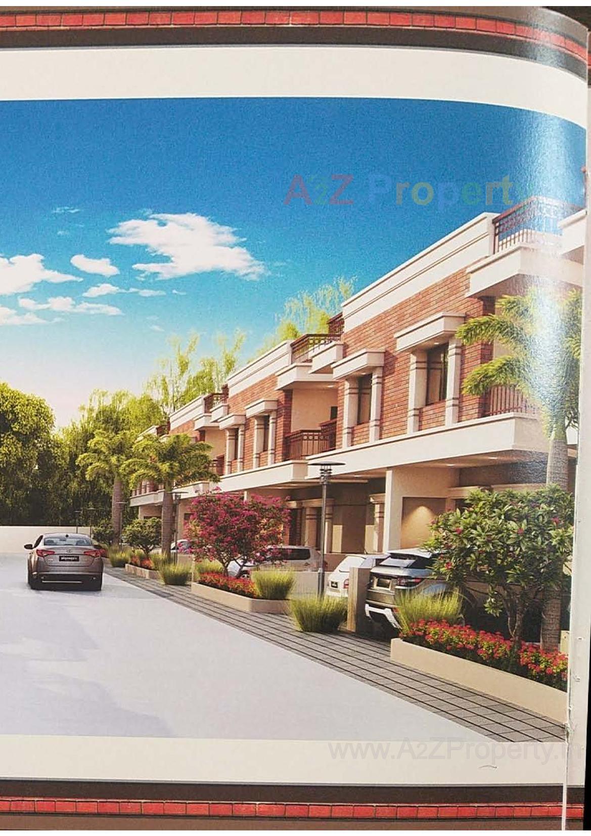 3D Elevation of real estate project Samruddhi Bungalows located at Vadodara, Vadodara, Gujarat