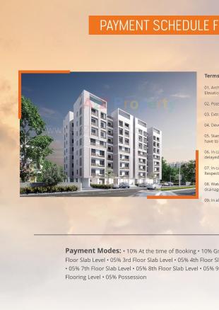 Elevation of real estate project Samruddhi Hayosha located at Kapurai, Vadodara, Gujarat