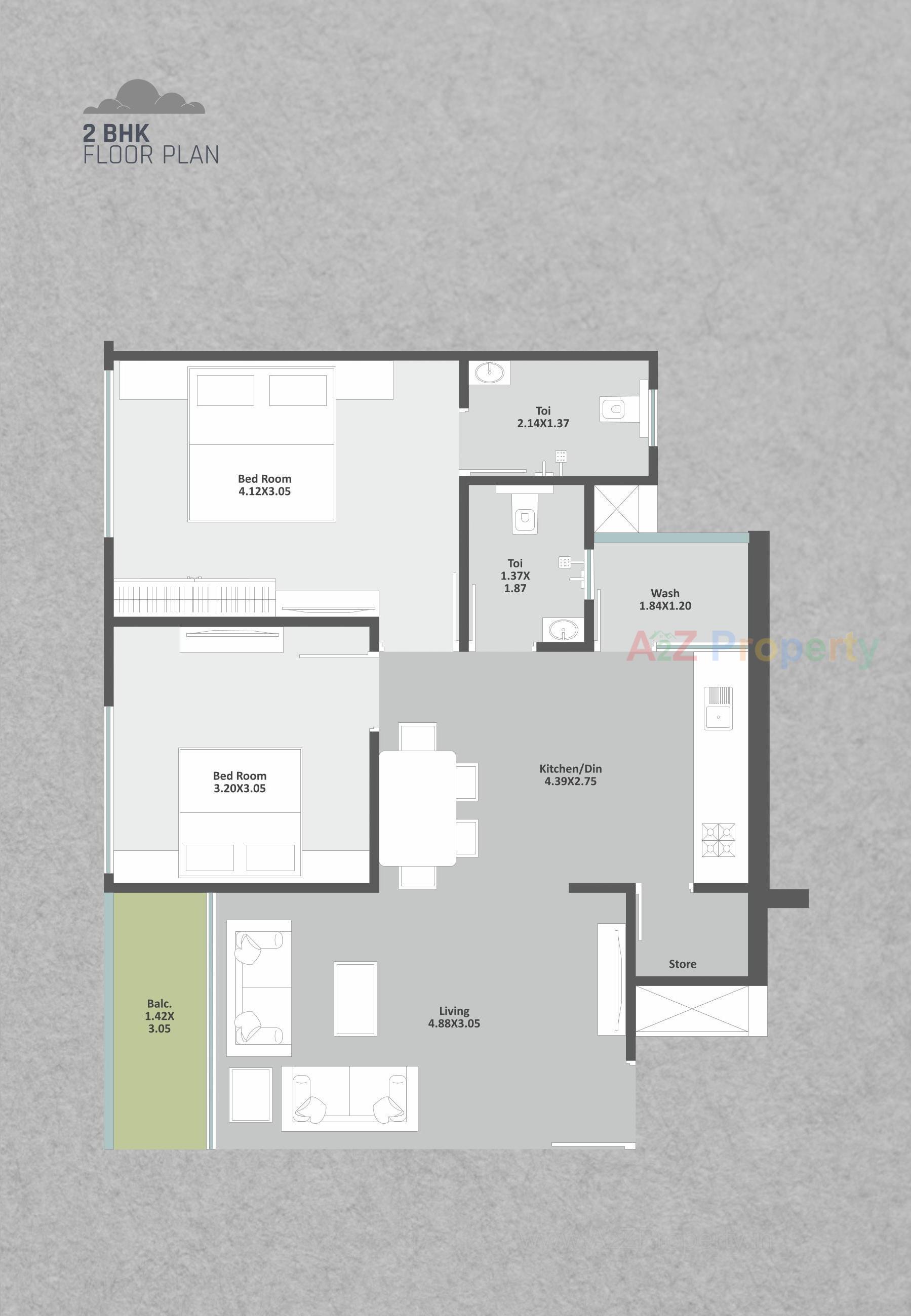 Layout of real estate project Samruddhi High View located at Makarpura, Vadodara, Gujarat