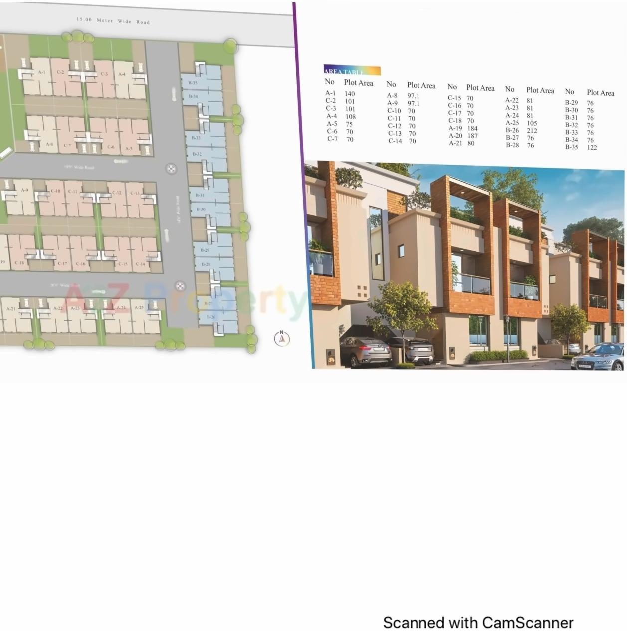 Layout of real estate project Samruddhi Mansions located at Vadodara, Vadodara, Gujarat
