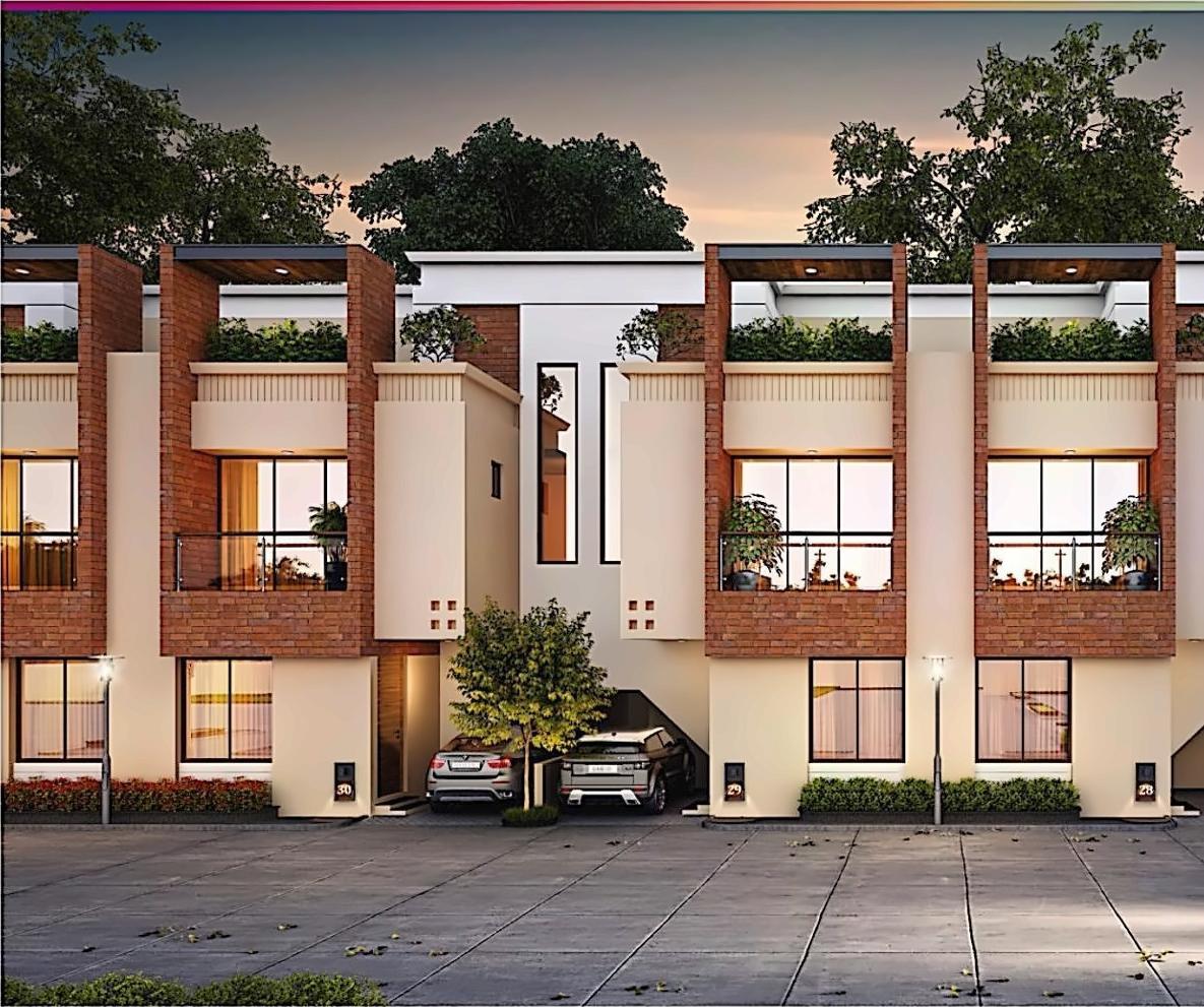 3D Elevation of real estate project Samruddhi Mansions located at Vadodara, Vadodara, Gujarat