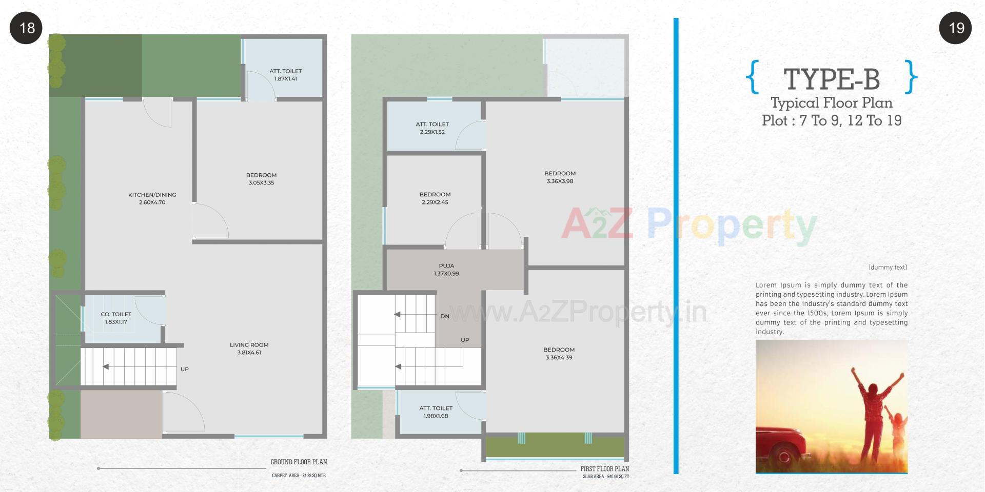 Layout of real estate project Samruddhi Prarambh located at Shree-portimbi, Vadodara, Gujarat