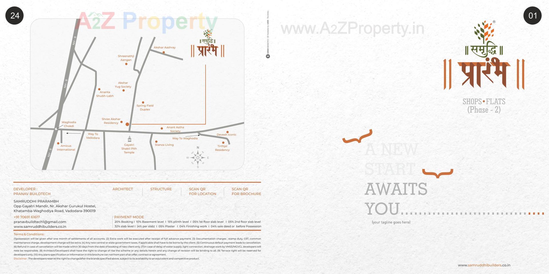  of real estate project Samruddhi Prarambh located at Shreeportimbi, Vadodara, Gujarat