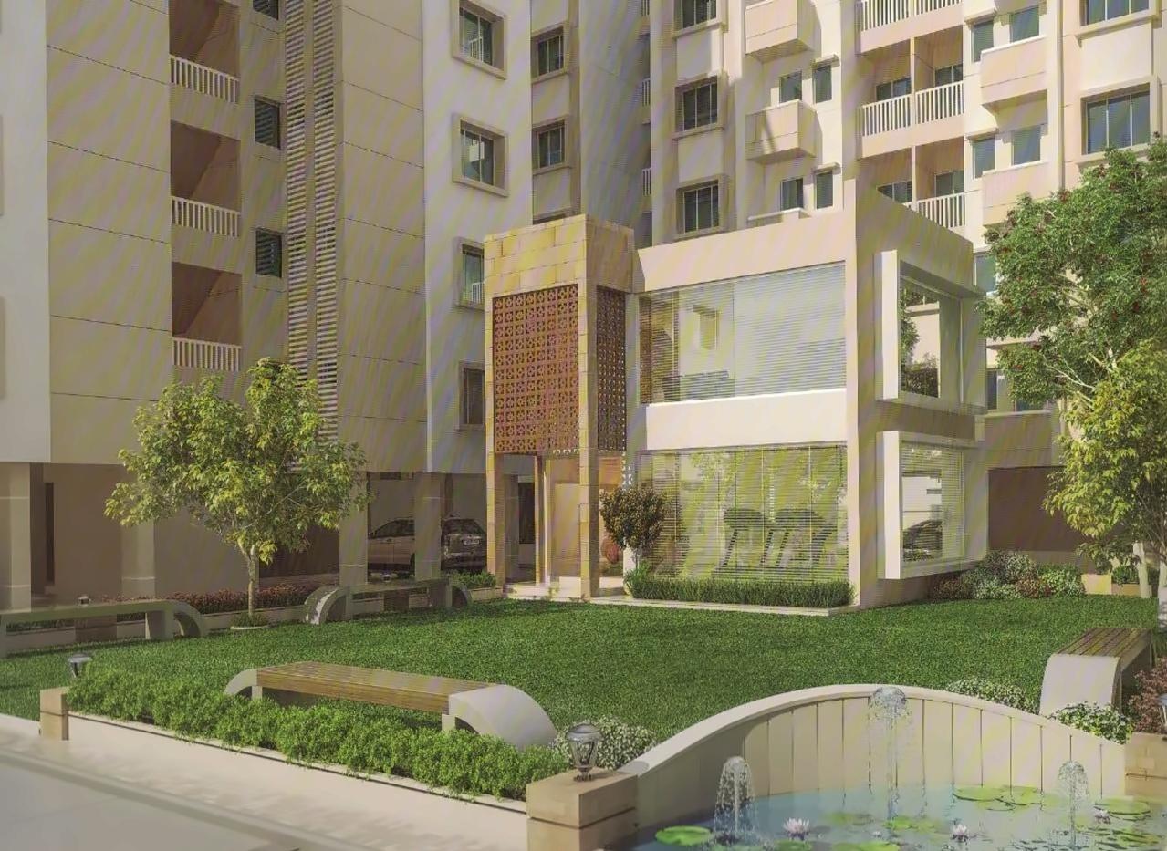 3D Elevation of real estate project Samruddhi Residency Ii located at Danteshwar, Vadodara, Gujarat