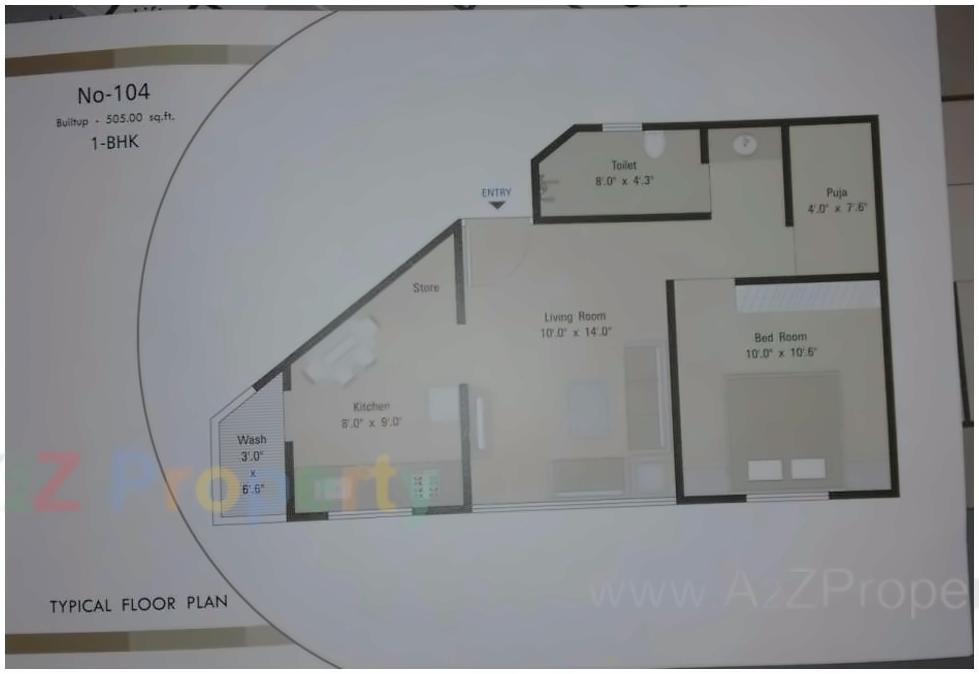 Layout of real estate project Samruddhi Residency located at Kapurai, Vadodara, Gujarat