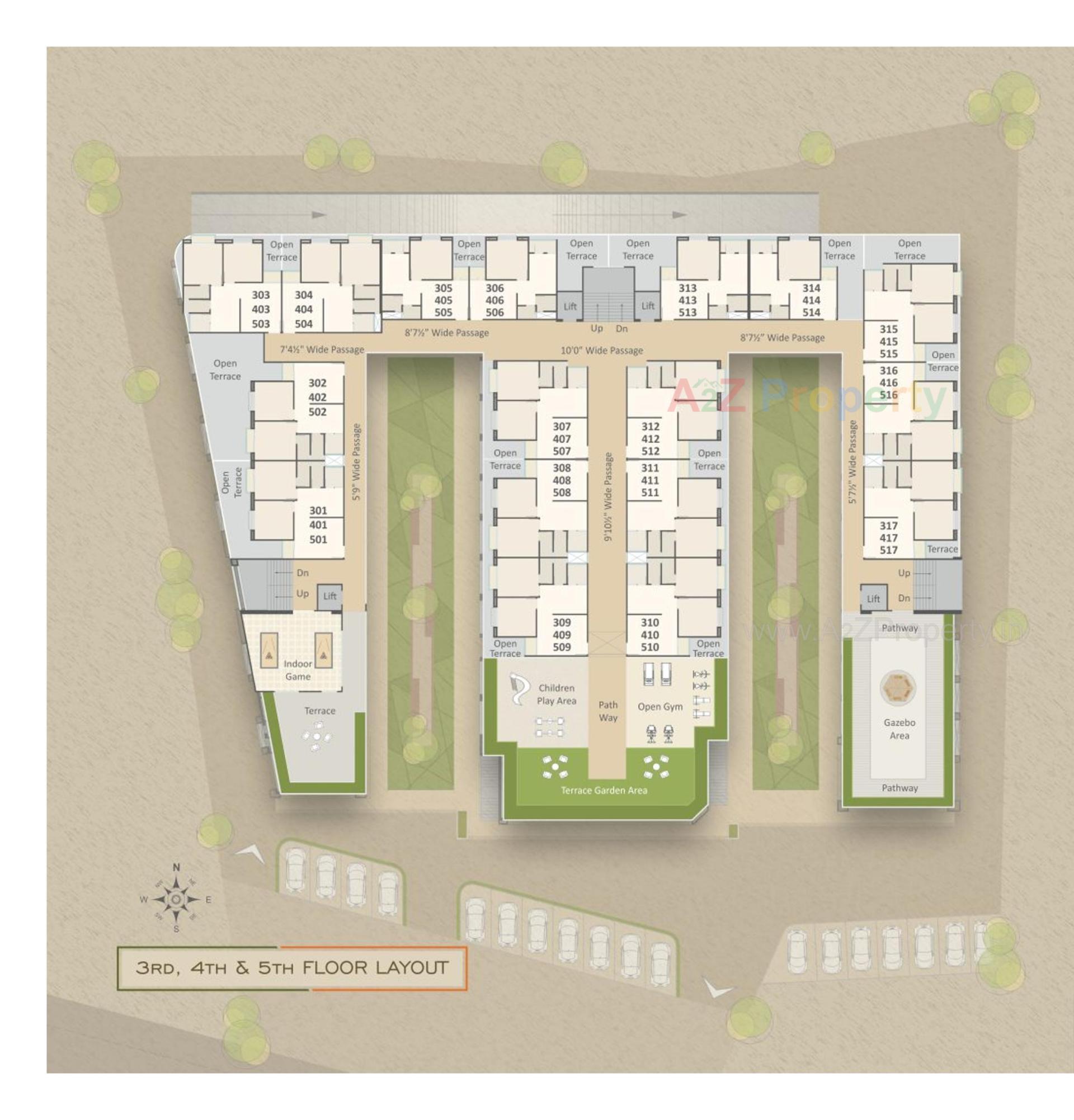 Layout of real estate project Samruddhi Safalya located at Vadodara, Vadodara, Gujarat