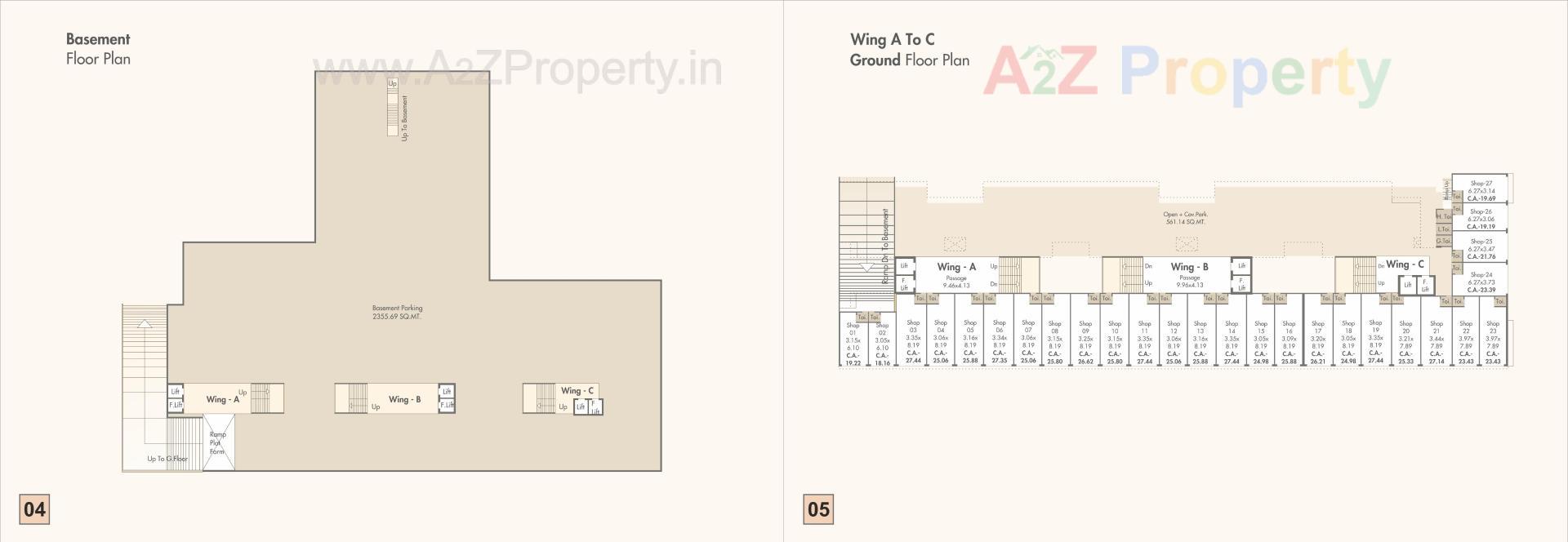 Layout of real estate project Samruddhi Saffron located at Kapurai, Vadodara, Gujarat
