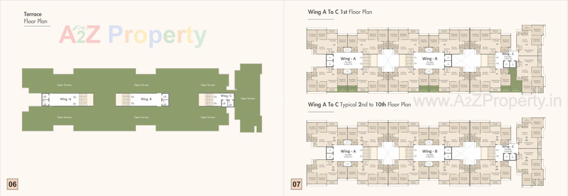 Layout of real estate project Samruddhi Saffron located at Kapurai, Vadodara, Gujarat