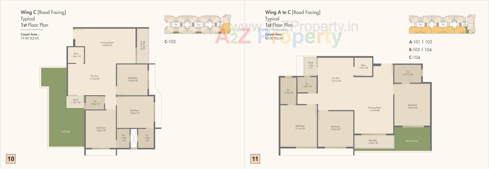 Layout of real estate project Samruddhi Saffron located at Kapurai, Vadodara, Gujarat