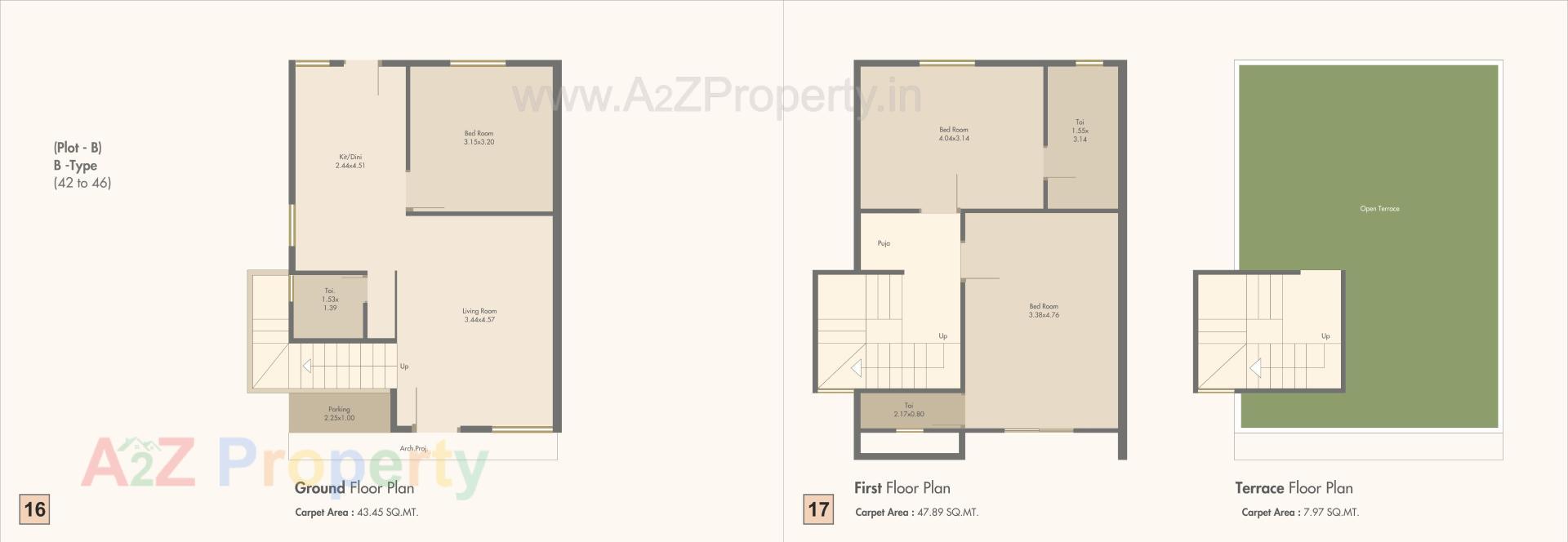 Layout of real estate project Samruddhi Saffron located at Kapurai, Vadodara, Gujarat
