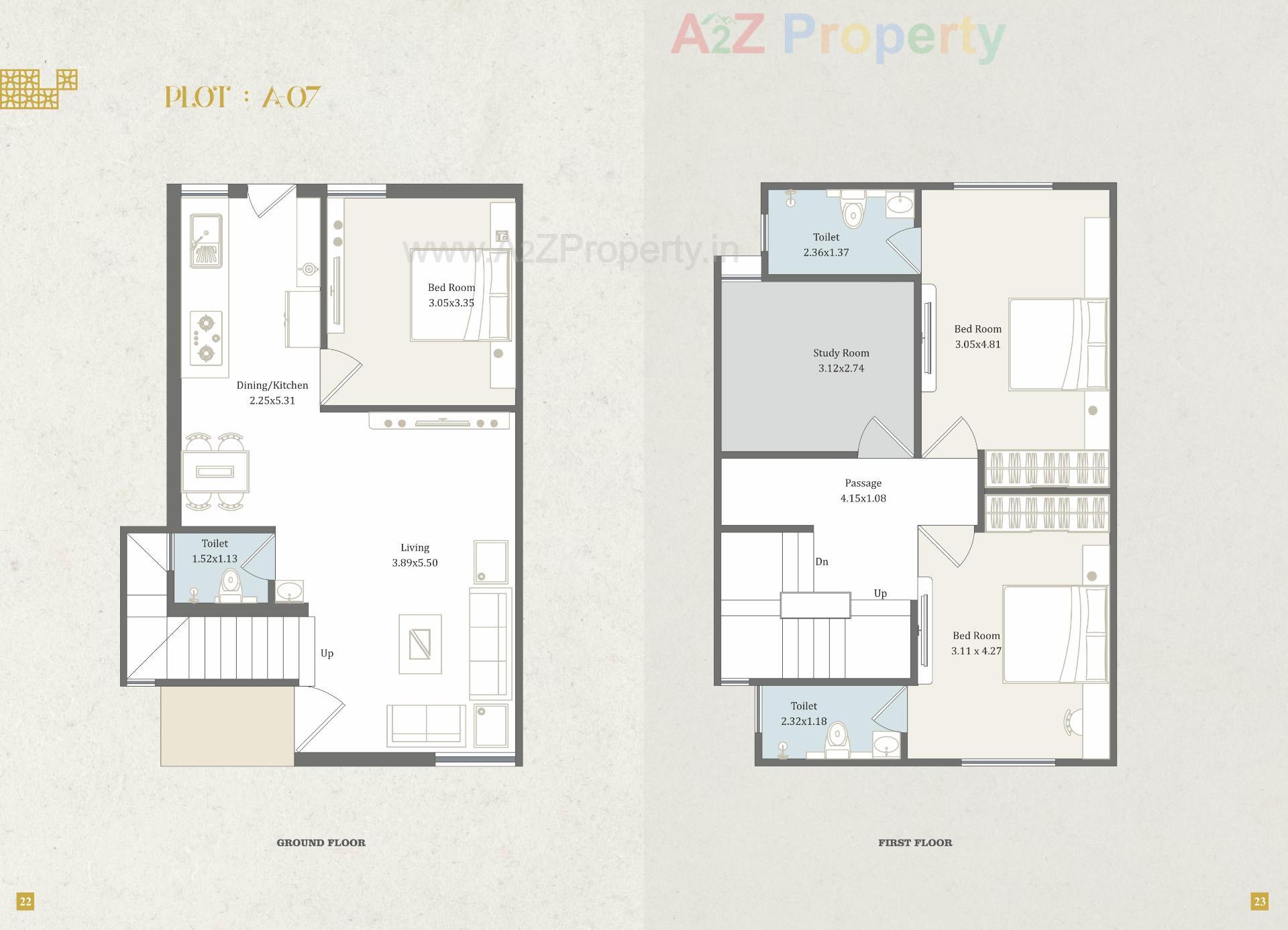 Layout of real estate project Samruddhi Sanskriti located at Tarsali, Vadodara, Gujarat