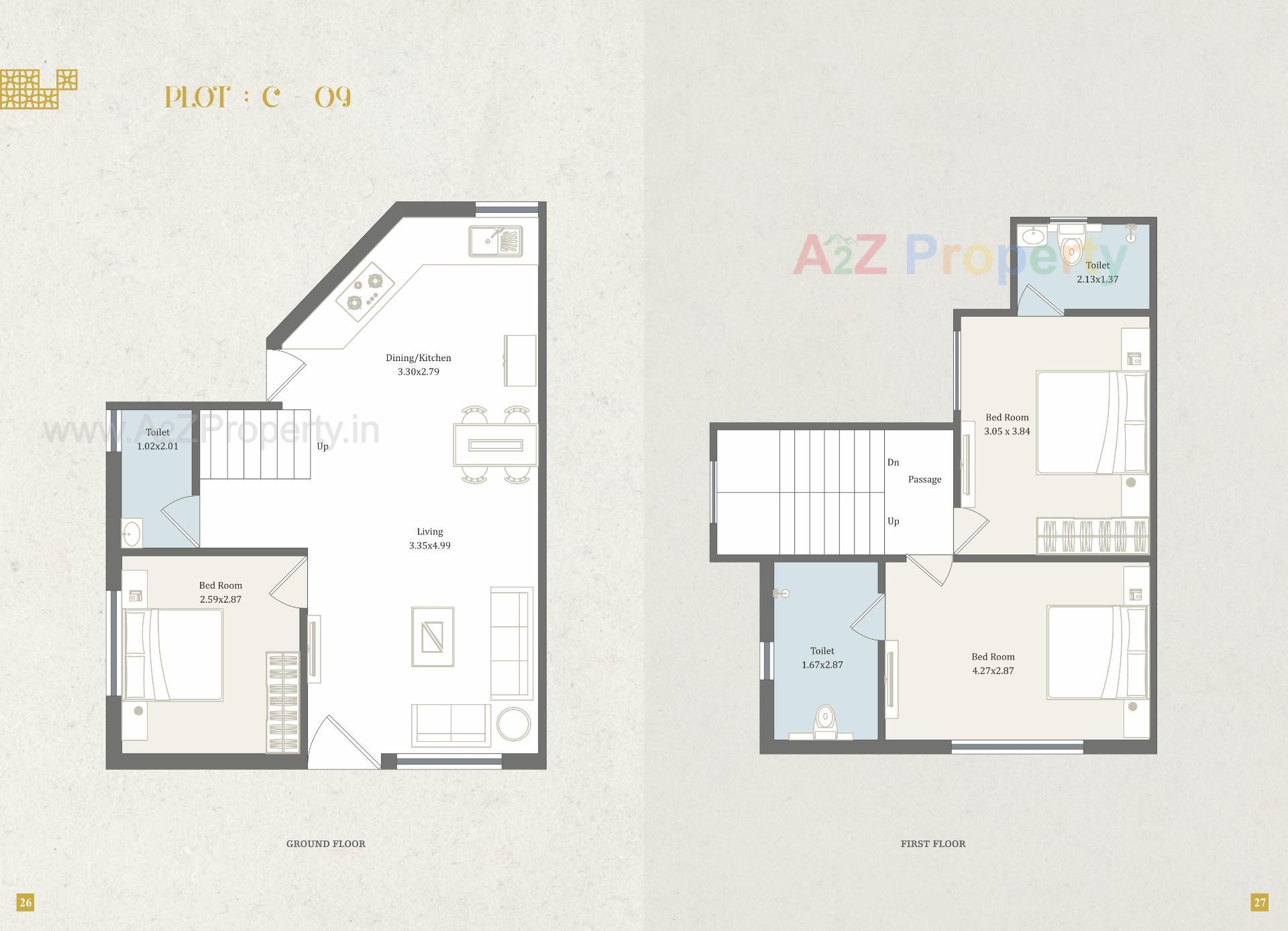 Layout of real estate project Samruddhi Sanskriti located at Tarsali, Vadodara, Gujarat