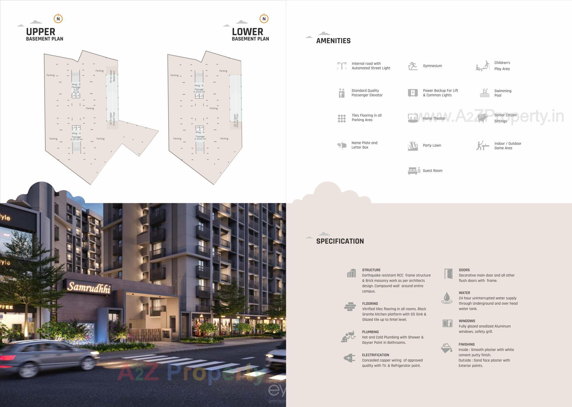  of real estate project Samruddhi Sky Onyx located at Makarpura, Vadodara, Gujarat