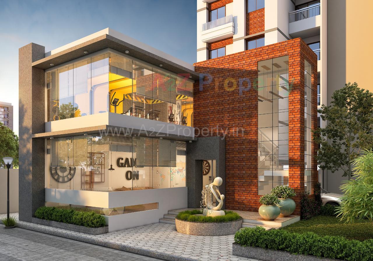 3D Elevation of real estate project Samruddhi Skyrise located at Kalali, Vadodara, Gujarat