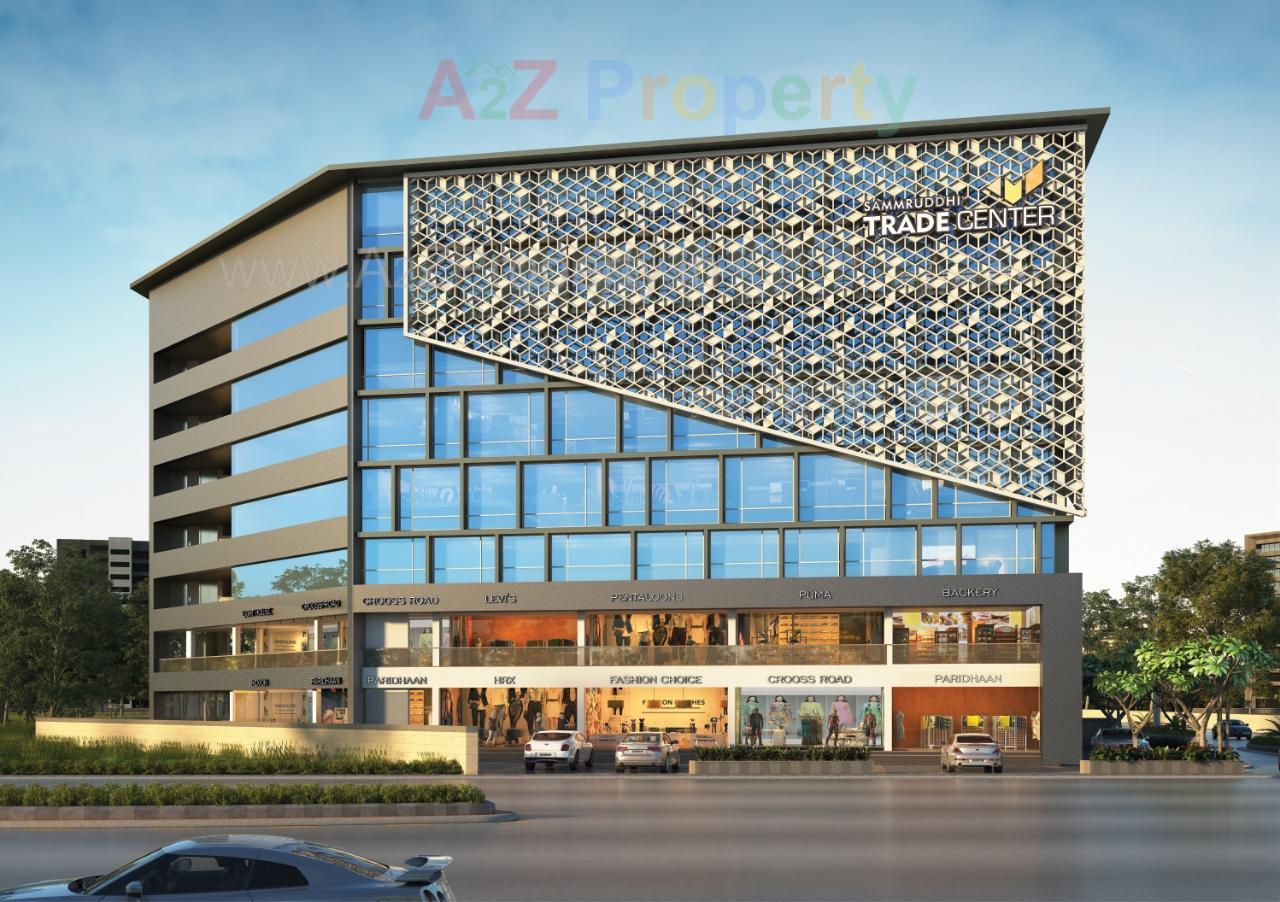 3D Elevation of real estate project Samruddhi Trade Center located at Danteshwar, Vadodara, Gujarat