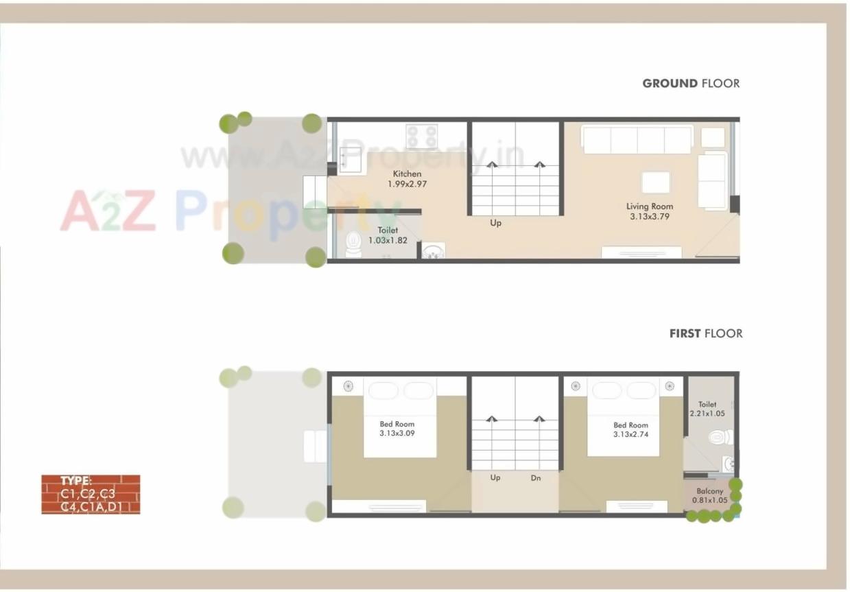 Layout of real estate project Samruddhi Villa located at Makkarpura, Vadodara, Gujarat