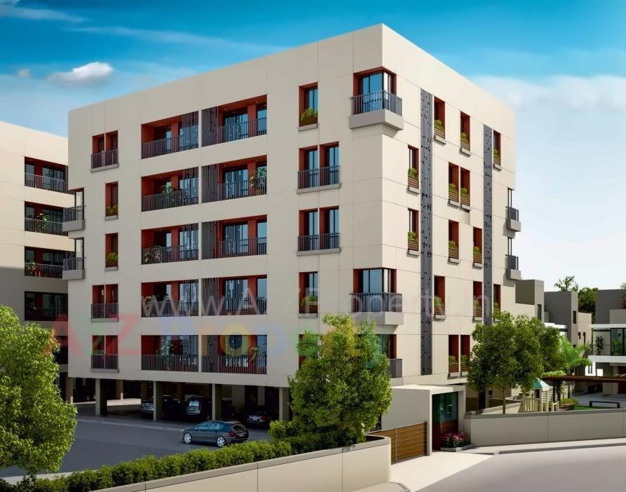 3D Elevation of real estate project Samyag Apartments located at Bill, Vadodara, Gujarat