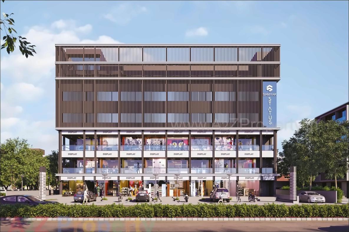 3D Elevation of real estate project Samyak Status located at Vasna, Vadodara, Gujarat