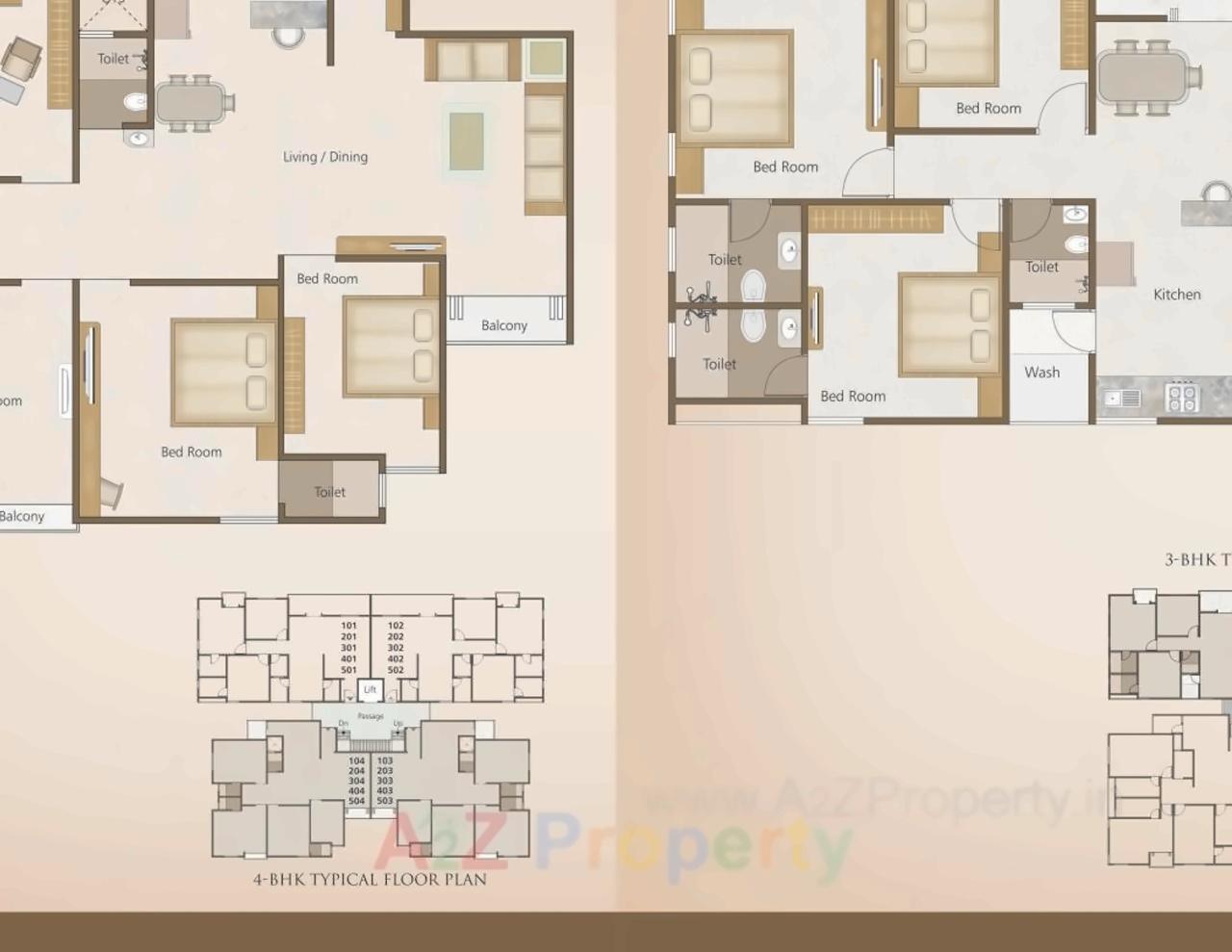 Layout of real estate project Sanmati Park located at Sama, Vadodara, Gujarat