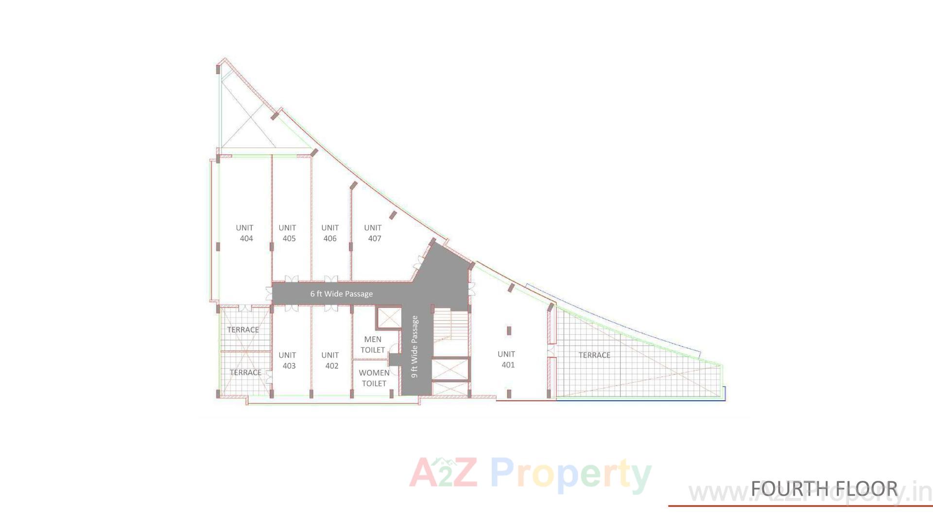Layout of real estate project Sanskar Exclusive located at Atladara, Vadodara, Gujarat
