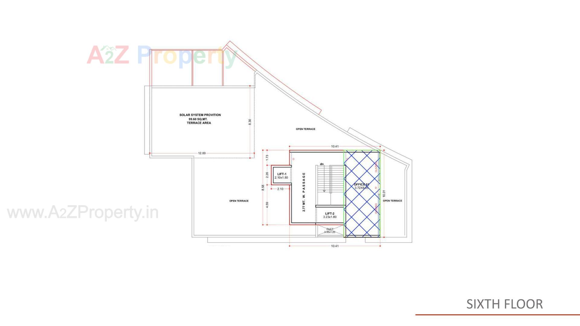 Layout of real estate project Sanskar Exclusive located at Atladara, Vadodara, Gujarat