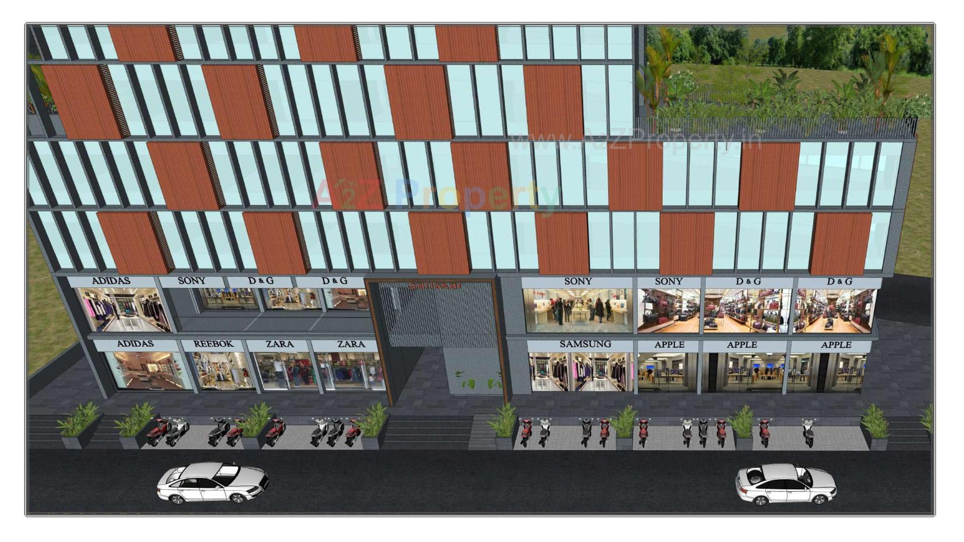 3D Elevation of real estate project Sanskar Exclusive located at Atladara, Vadodara, Gujarat