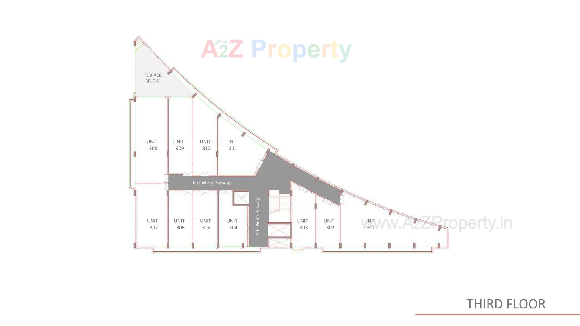 Layout of real estate project Sanskar Exclusive located at Atladara, Vadodara, Gujarat