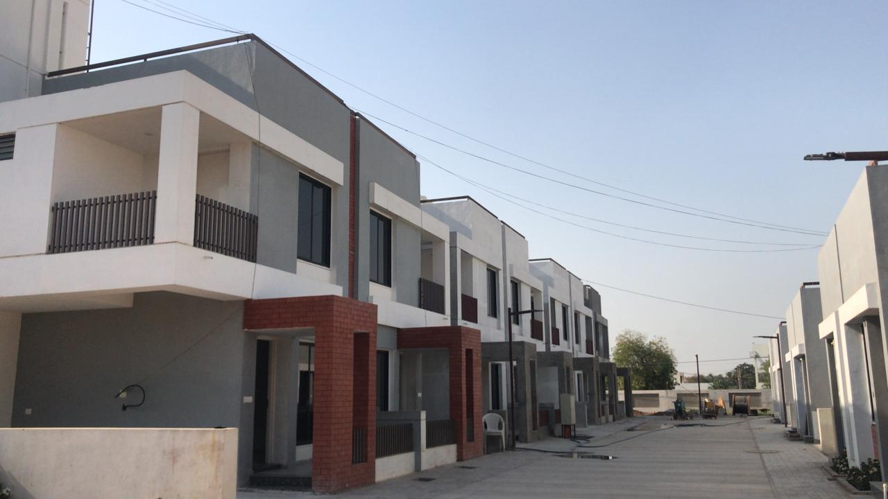 162970_const of real estate project Sanskruti Aangan located at Bill, Vadodara, Gujarat