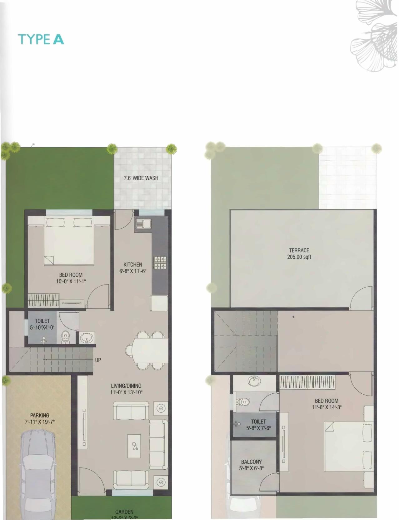 Layout of real estate project Sanskruti Aangan located at Bill, Vadodara, Gujarat