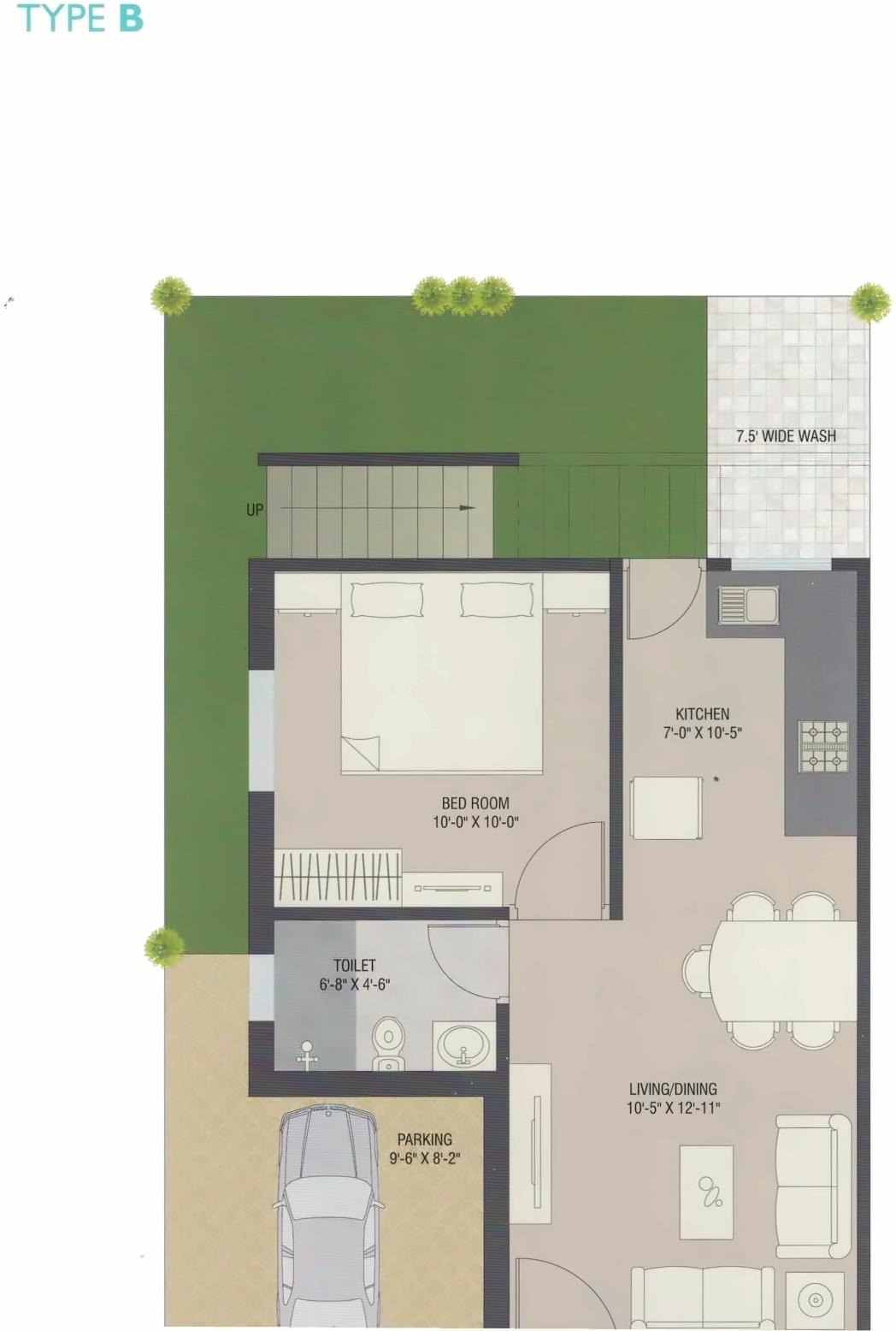 Layout of real estate project Sanskruti Aangan located at Bill, Vadodara, Gujarat