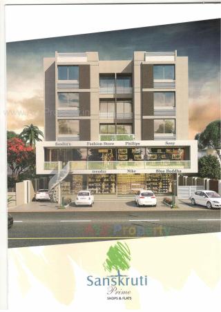 Elevation of real estate project Sanskruti Prime located at Bill, Vadodara, Gujarat