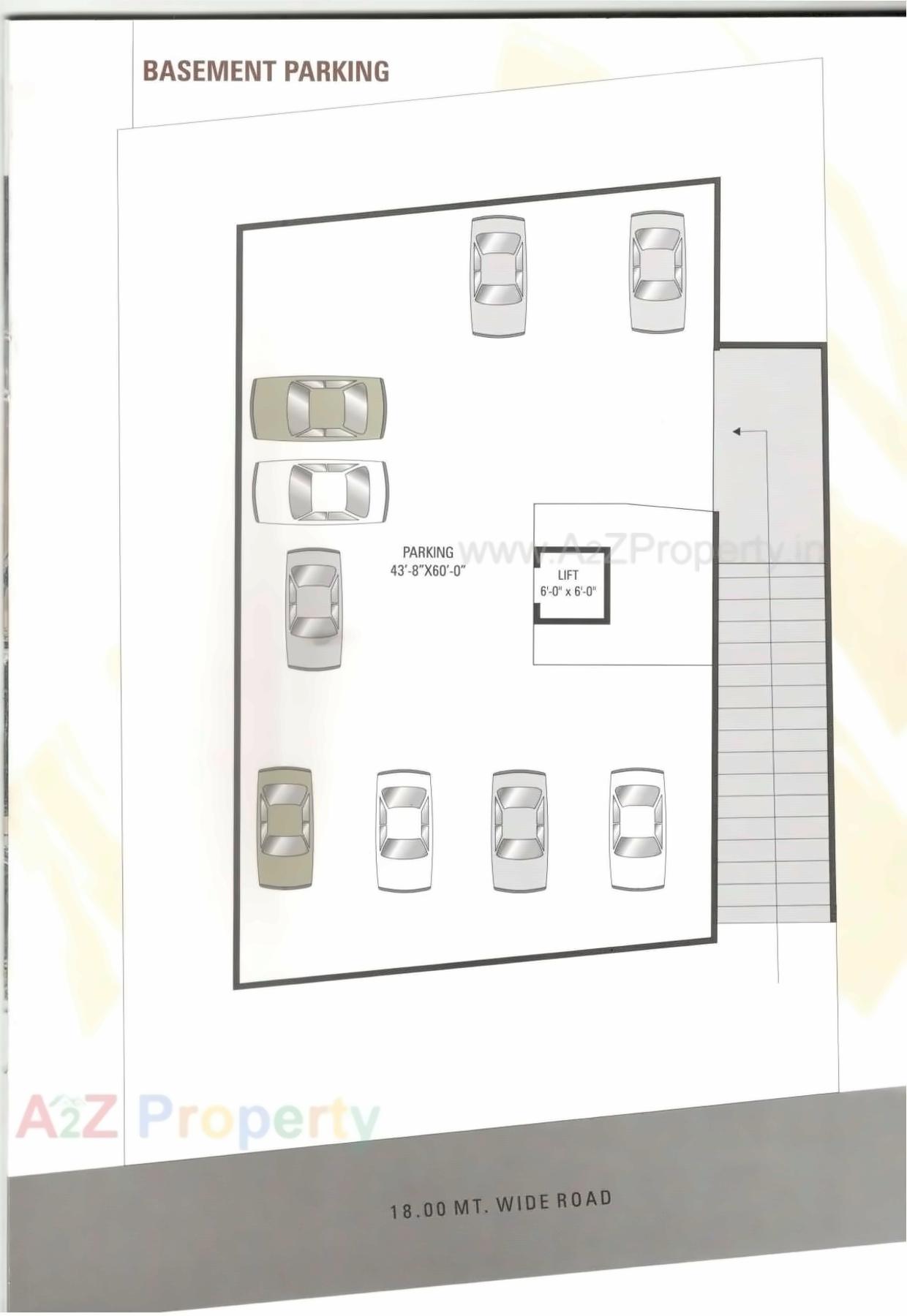 Layout of real estate project Sanskruti Prime located at Bill, Vadodara, Gujarat