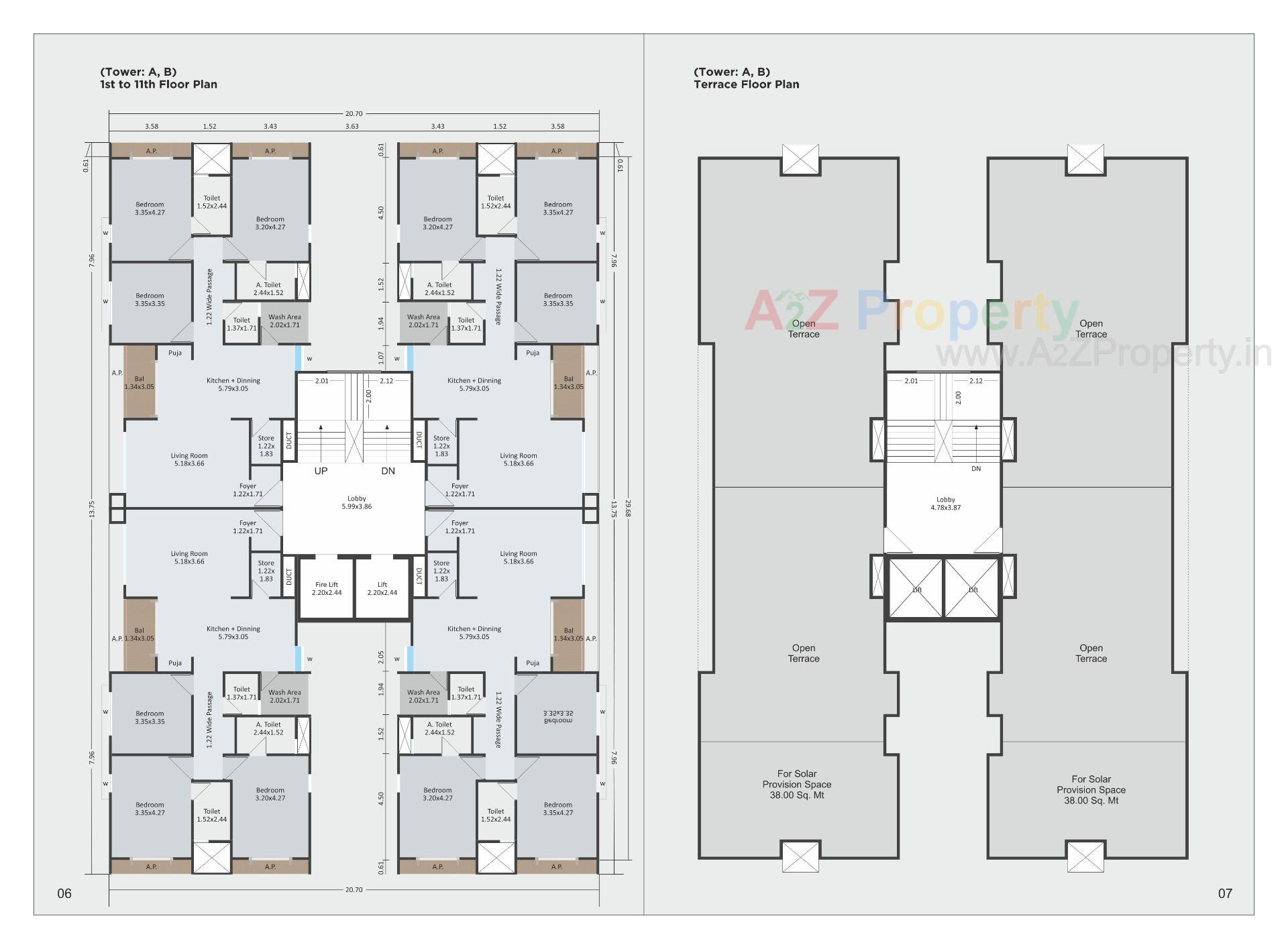 Layout of real estate project Sanskruti Sky located at Chhani, Vadodara, Gujarat