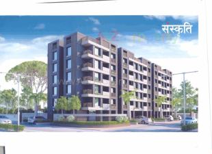 Elevation of real estate project Sanskruti located at Harni, Vadodara, Gujarat