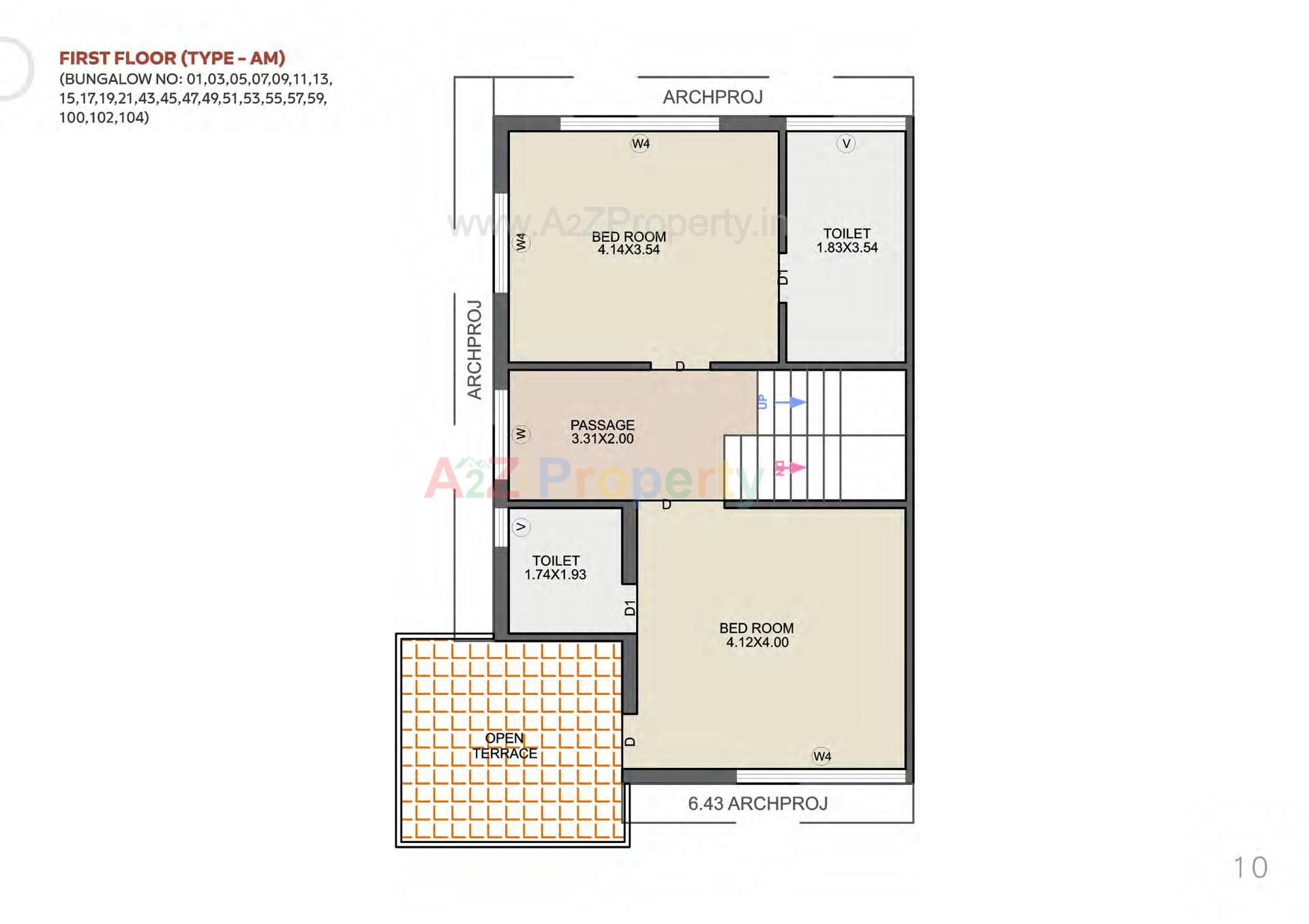 Layout of real estate project Sanvicasa 105 Sanvi Retail Spaces located at Tarsali, Vadodara, Gujarat