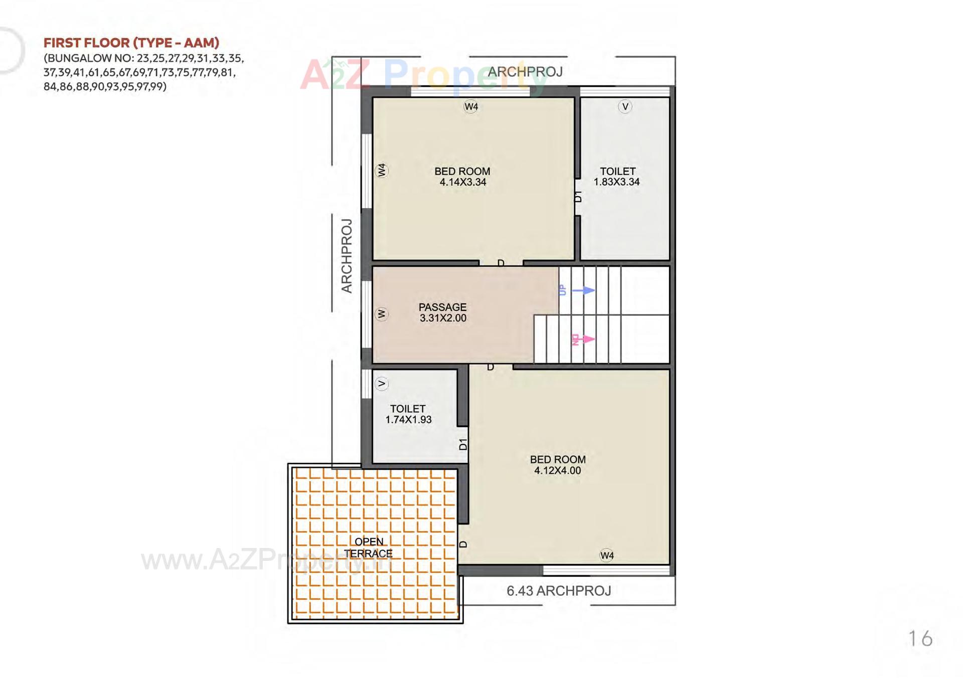 Layout of real estate project Sanvicasa 105 Sanvi Retail Spaces located at Tarsali, Vadodara, Gujarat