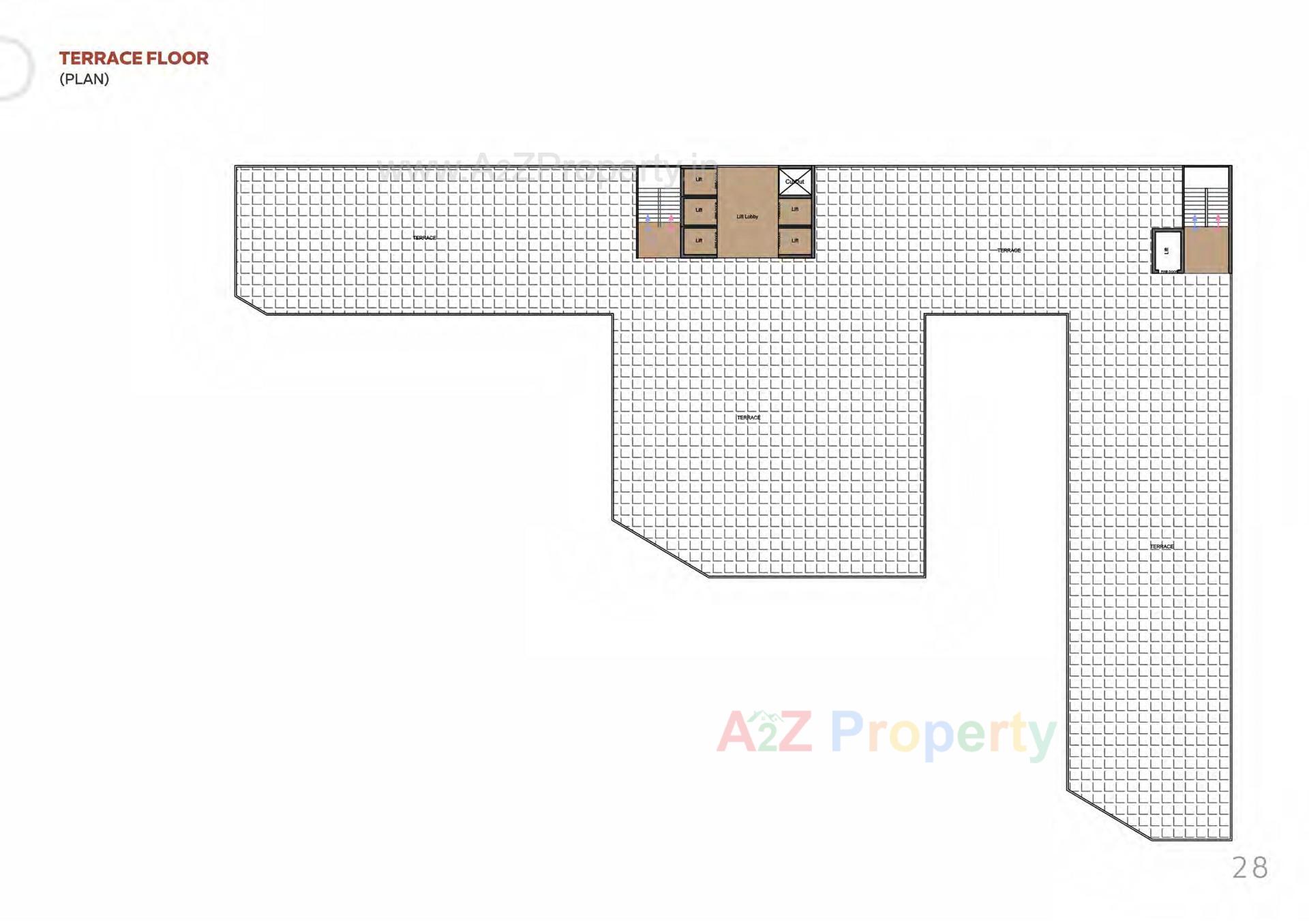 Layout of real estate project Sanvicasa 105 Sanvi Retail Spaces located at Tarsali, Vadodara, Gujarat