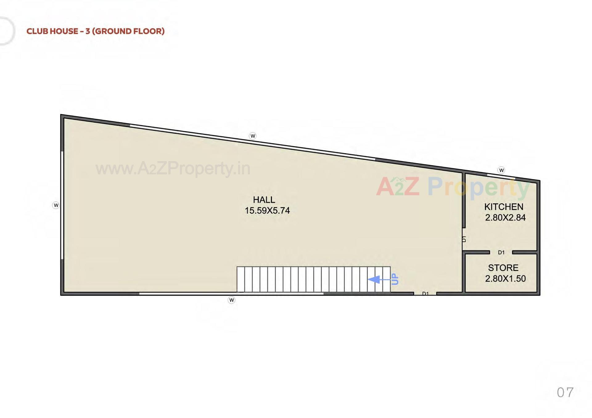Layout of real estate project Sanvicasa 105 Sanvi Retail Spaces located at Tarsali, Vadodara, Gujarat