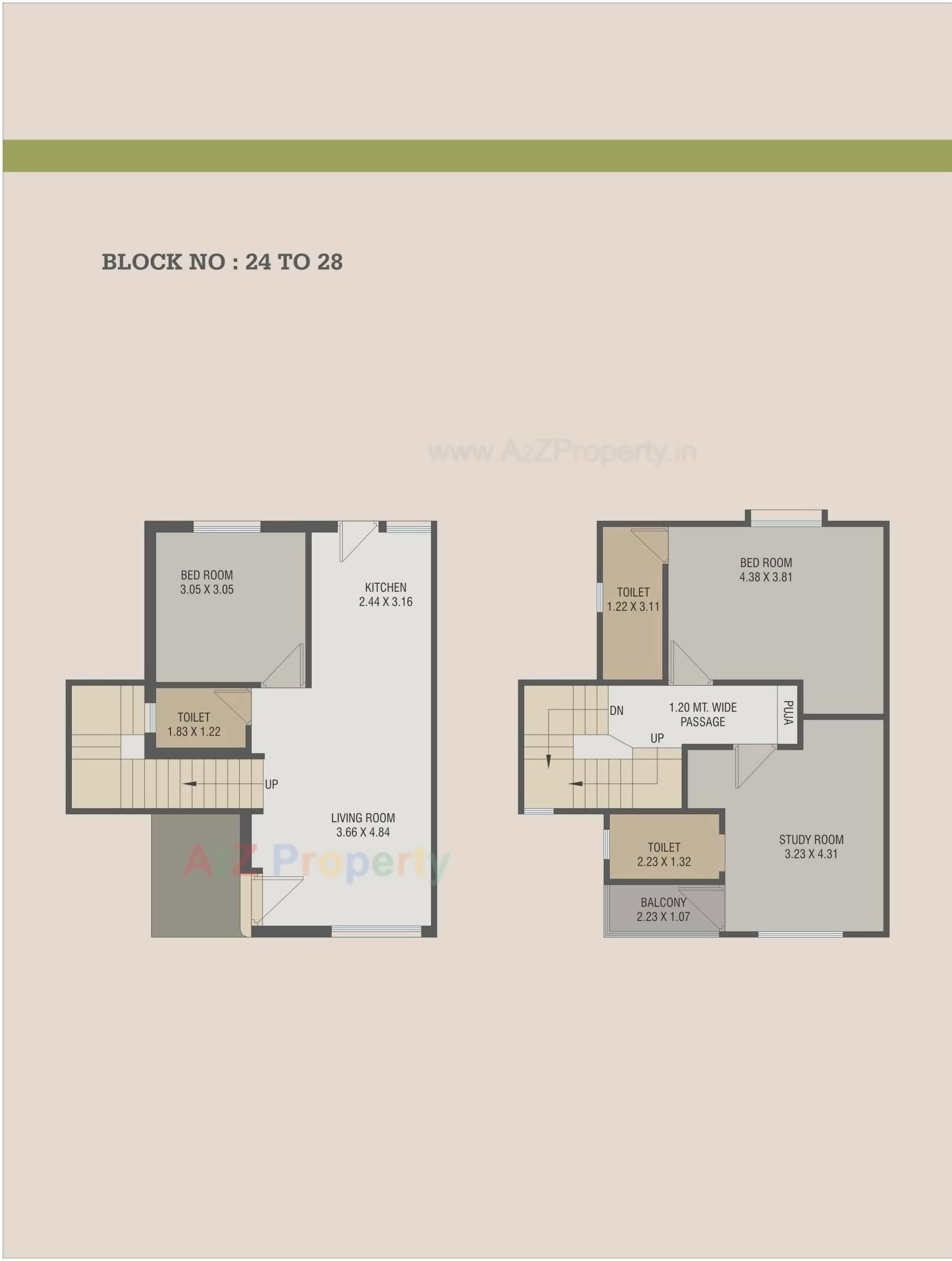 Layout of real estate project Sarthak Bungalows located at Vadodara, Vadodara, Gujarat