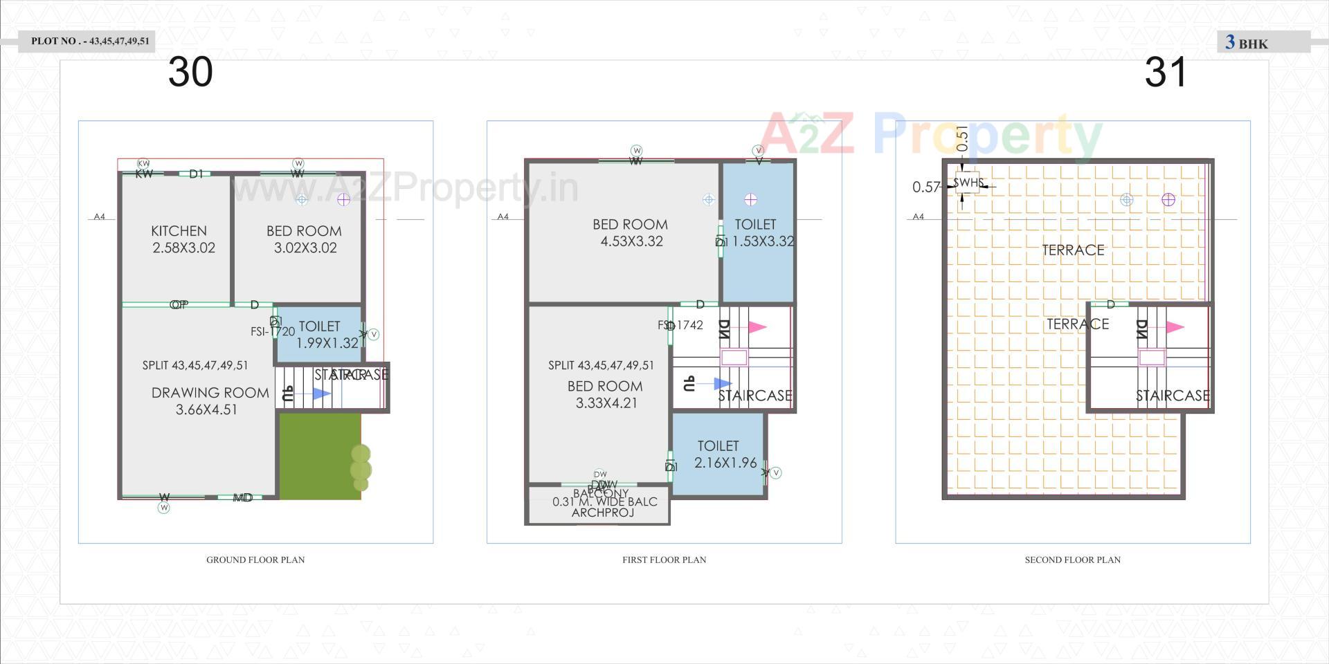 Layout of real estate project Sarva Vatika located at Vaghodia, Vadodara, Gujarat