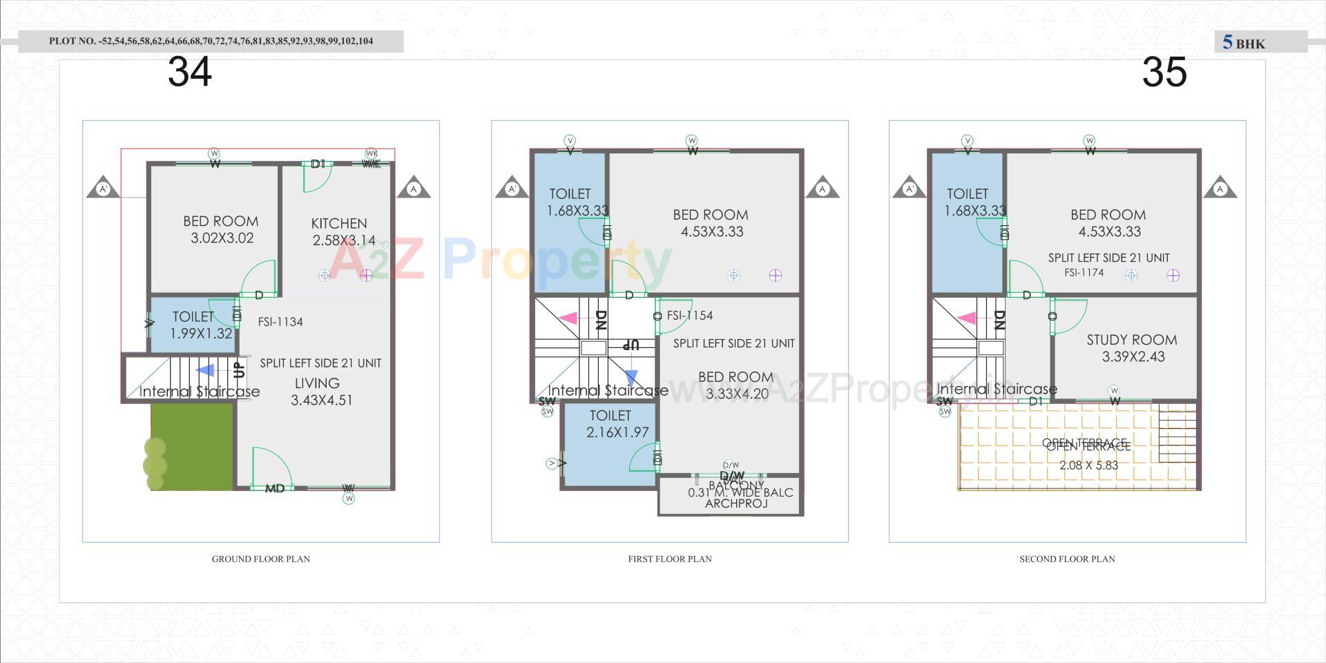 Layout of real estate project Sarva Vatika located at Vaghodia, Vadodara, Gujarat